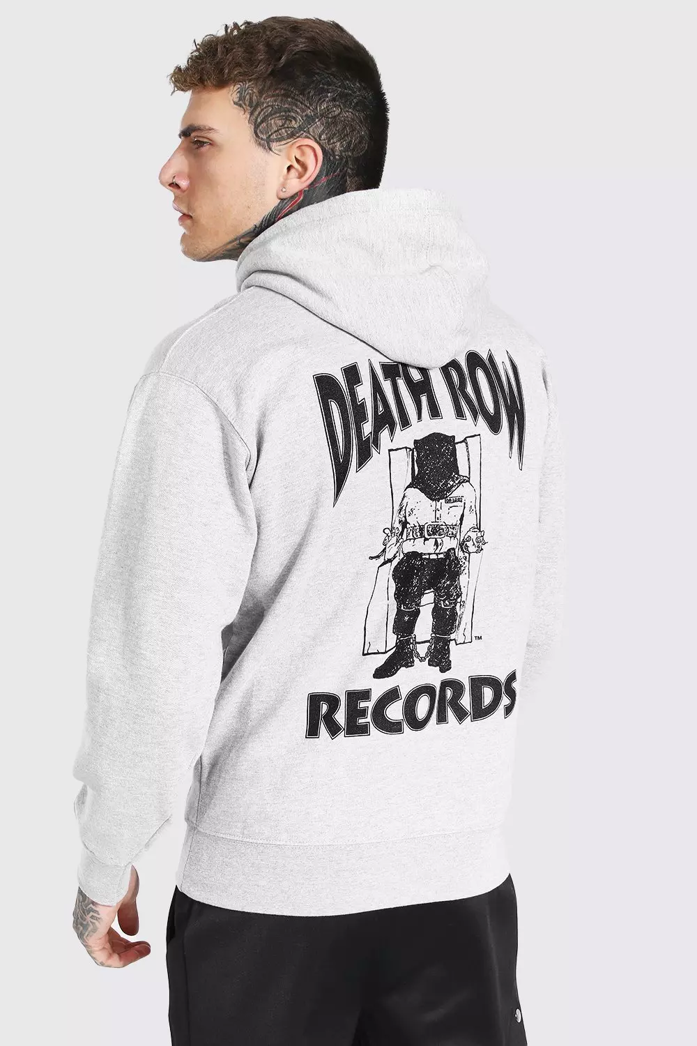 Boohooman death best sale row hoodie